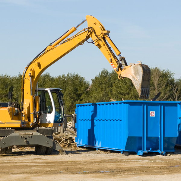 what size residential dumpster rentals are available in Lake Village Indiana